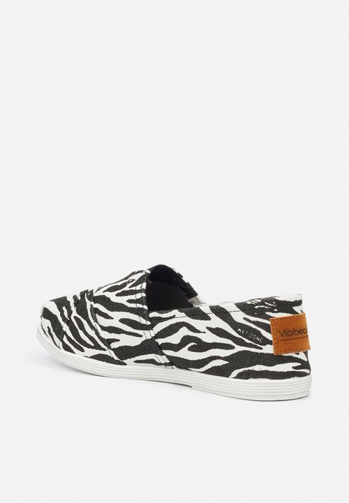 Viabeach - Tams2 slip on - black & white 