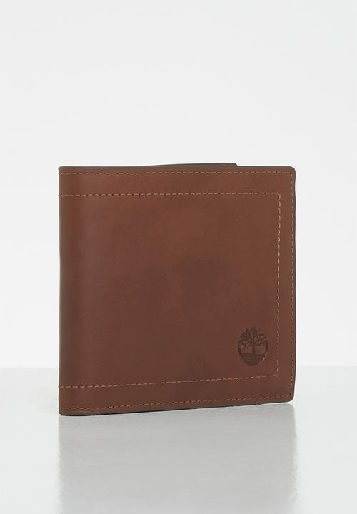 Timberland - Saddle bifold wallet with coin - brown