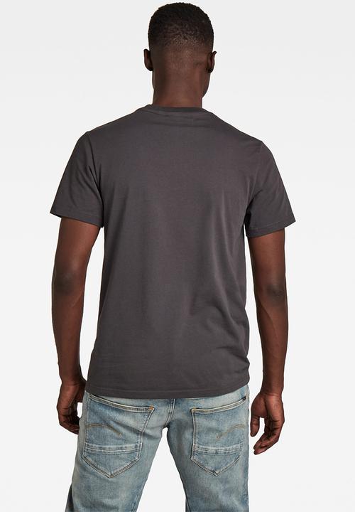 G-STAR - Graphic raw T-shirt - raven