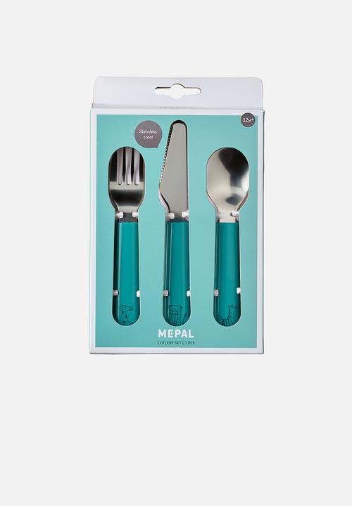 Mepal - Mio children's cutlery set 3pcs - deep  turquoise 