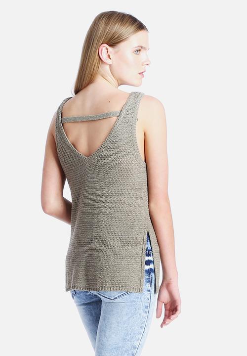 New Look - Bar Back Knit Vest