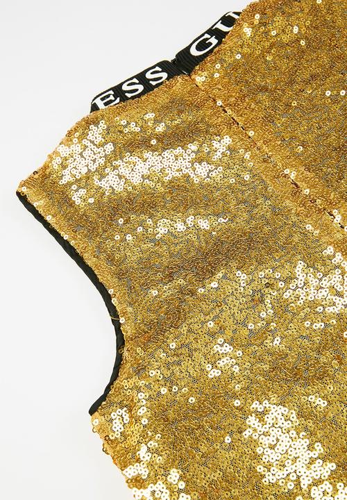 GUESS - Full sequin dress - gold & black