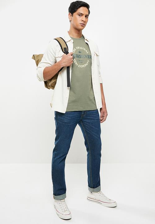 Quiksilver - Gettin serious tee - green