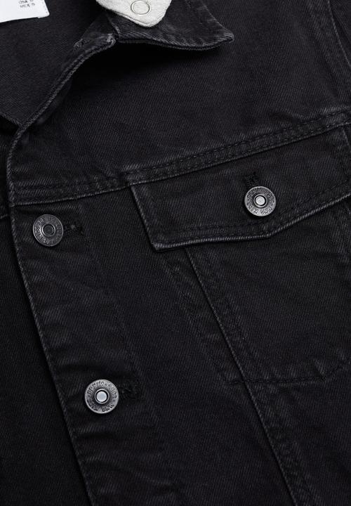 MANGO - Jacket misty - black