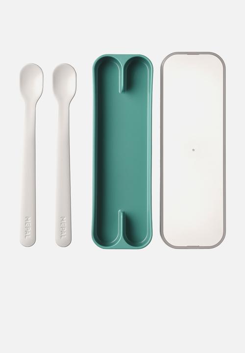 Mepal - Mio feeding  spoon set 2pcs - deep turquoise 