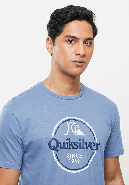 Quiksilver - Words remain tee - cobalt