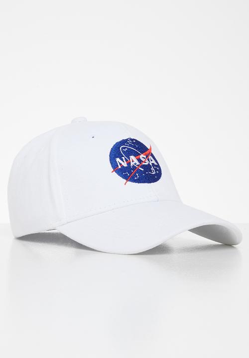 Superbalist - Nasa logo peak cap - white
