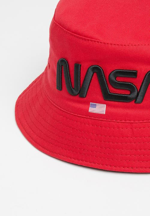 Superbalist - Nasa logo bucket hat - red