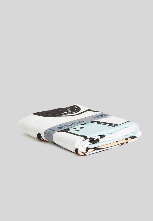 Bobums - Microfibre printed towel - multicoloured doggie dog