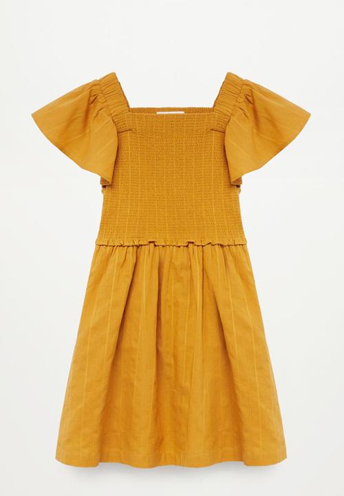 MANGO - Vestido natalie - yellow
