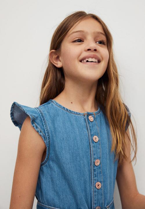 MANGO - Susan dungarees - blue