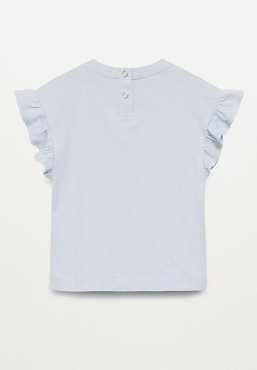MANGO - T-shirt boleta - blue