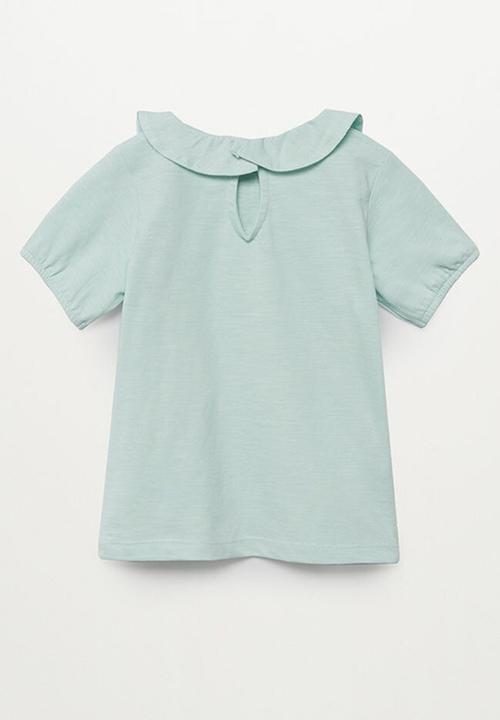 MANGO - Camiseta bean - green