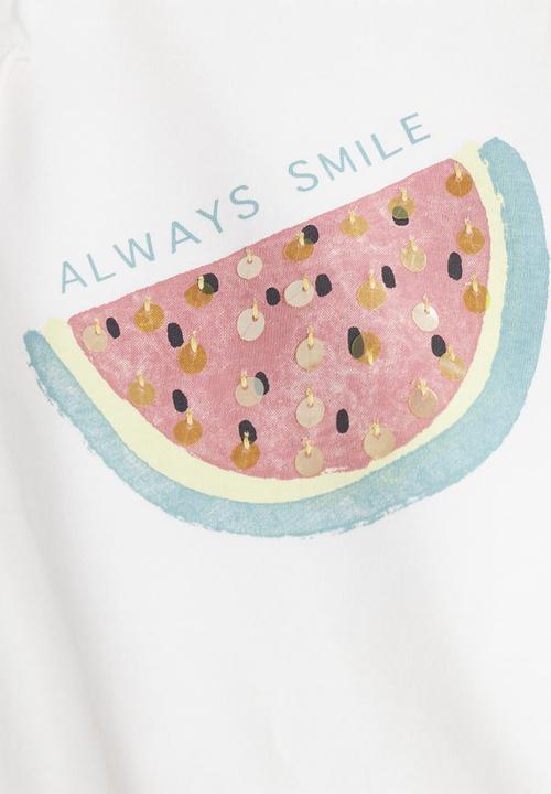 MANGO - Printed T-shirt lucy - white