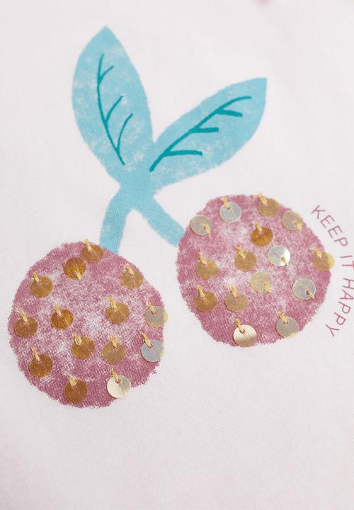 MANGO - Printed T-shirt lucy - white