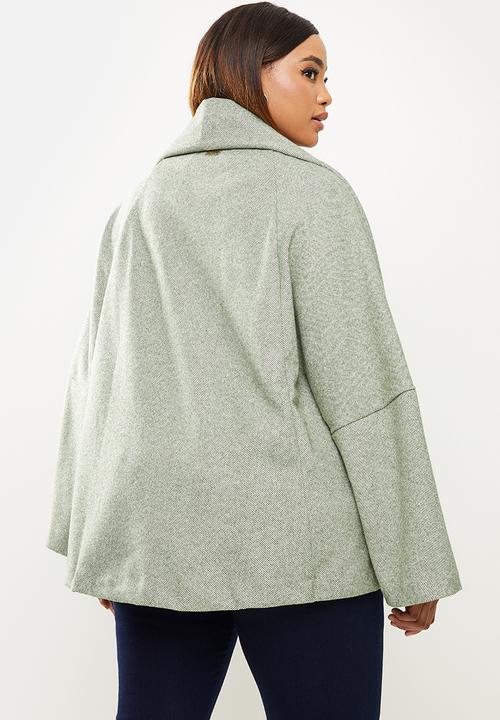 POLO - Plus hazel swing coat - grey