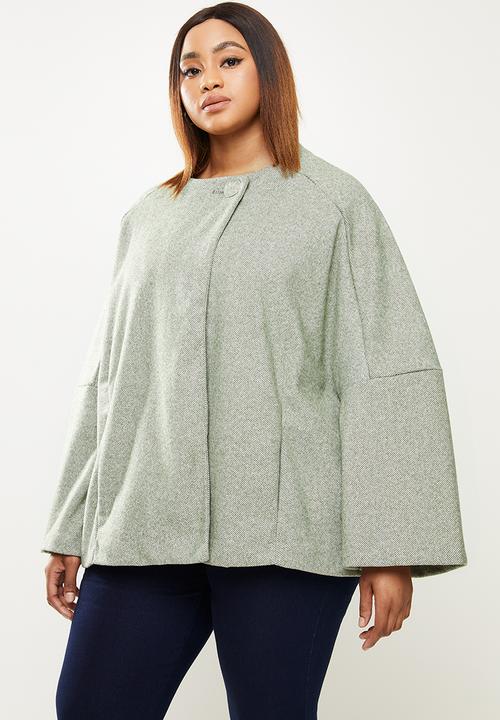 POLO - Plus hazel swing coat - grey