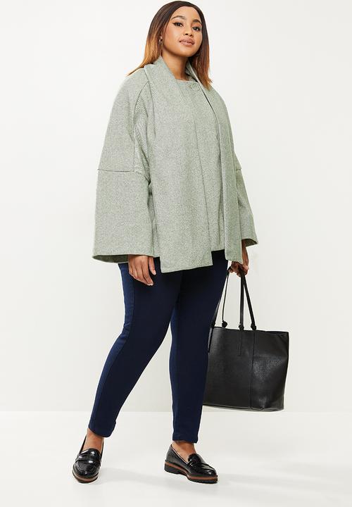 POLO - Plus hazel swing coat - grey
