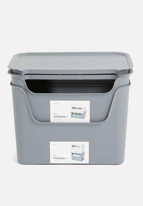 Litem - Al living box set of 4 - grey