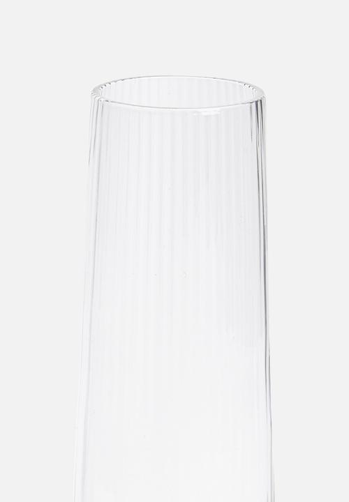 Sixth Floor - Citrine champagne flute set of 4-clear 
