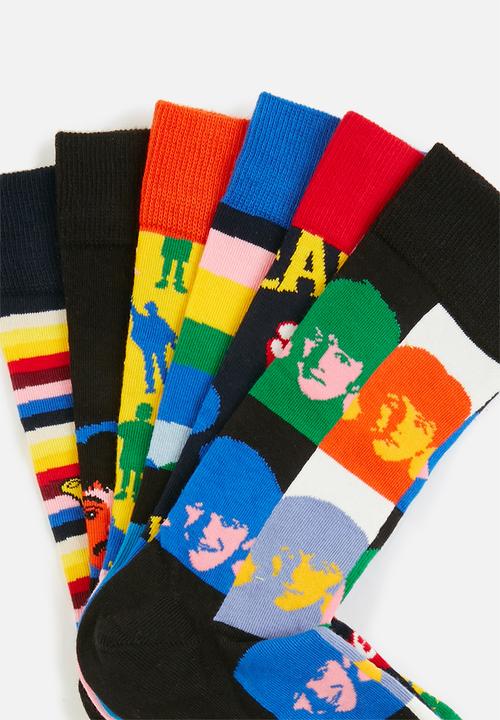 Happy Socks - Beatles gift box 6 pack - multi