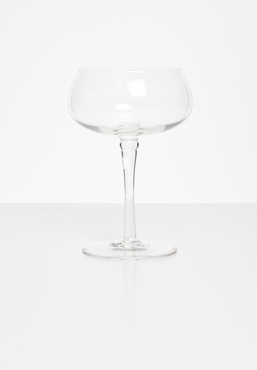 Sixth Floor - Citrine gin coupe  set of 4-clear