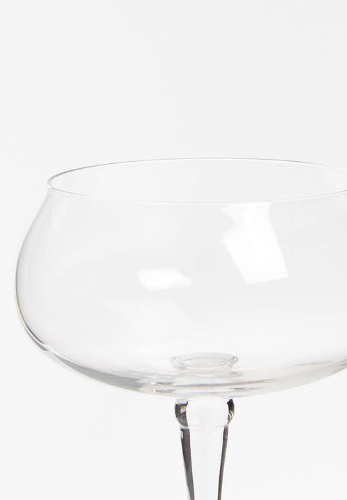 Sixth Floor - Citrine gin coupe  set of 4-clear