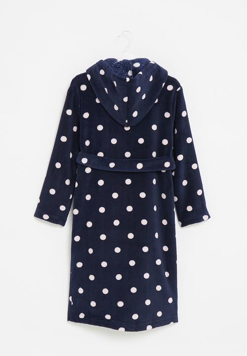 Pop Candy - Girls fluffy gown - navy & white