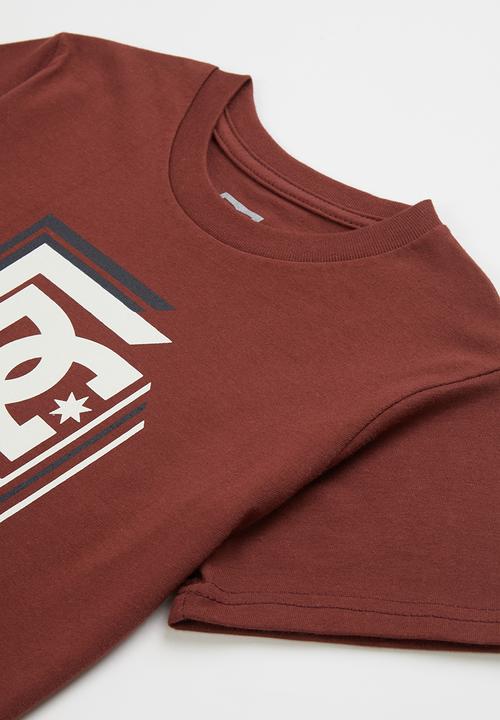 DC - Boxed in tee - burgundy