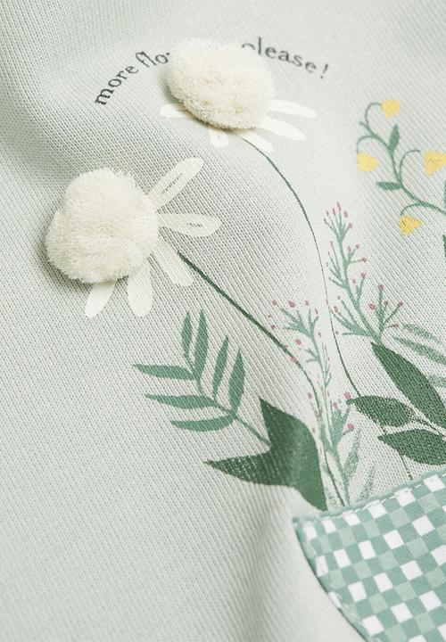 MANGO - Patti sweatshirt - green
