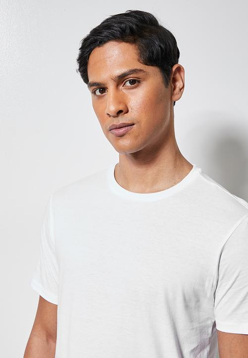 Superbalist - Nate crew neck tee - white 