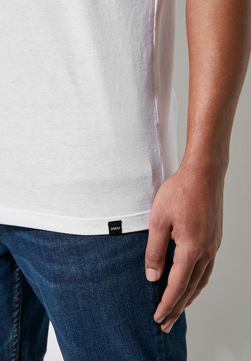 Superbalist - Nate crew neck tee - white 