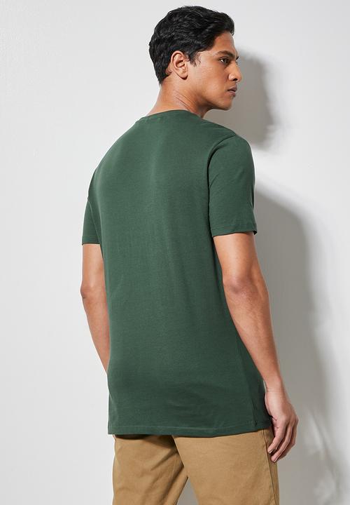 Superbalist - Nate crew neck tee - dark green