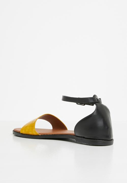 Footwork - Trenn ankle strap sandal - yellow