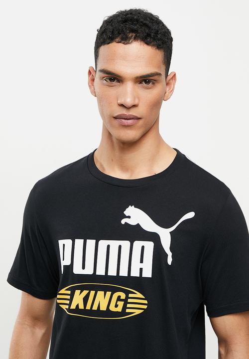PUMA - Iconic king tee - puma black
