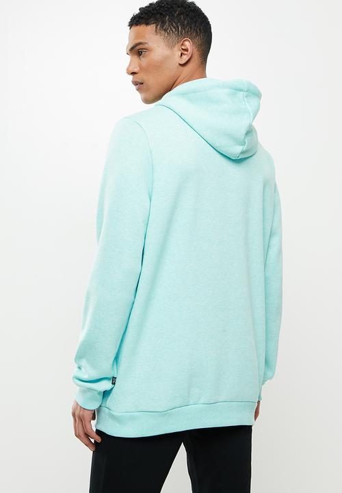 PUMA - Essential heather hoodie fl - blue