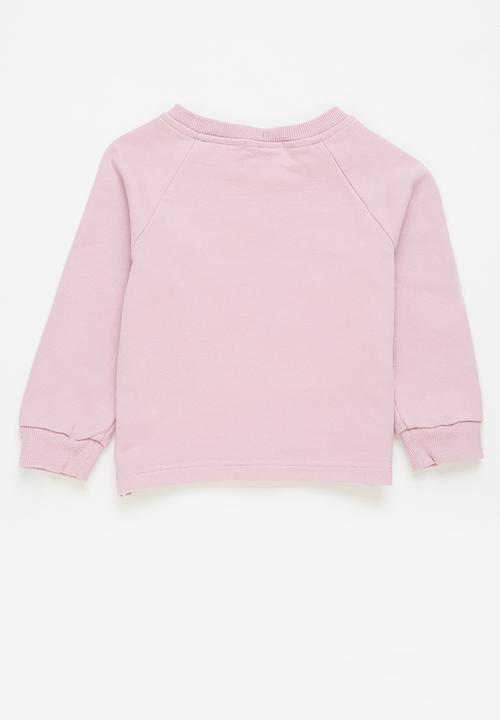Sticky Fudge - Confetti track top - lilac blush