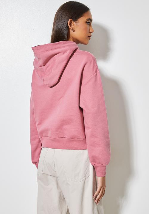 Superbalist - Crop hoodie - pink