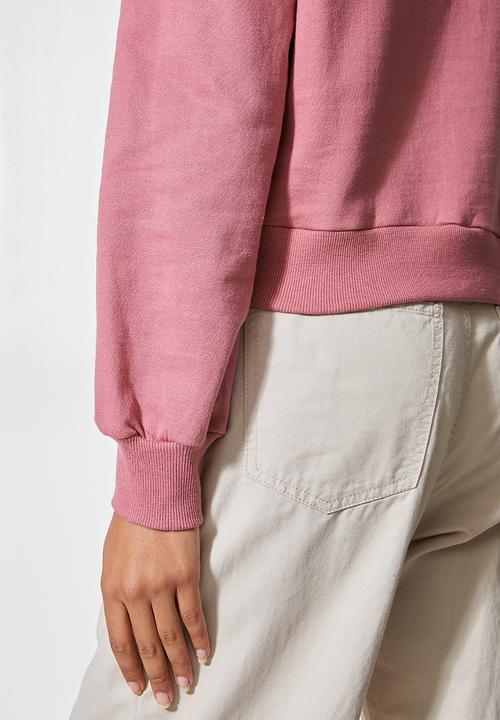 Superbalist - Crop hoodie - pink