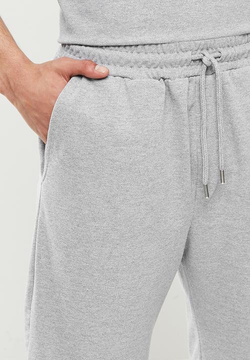 Trendyol - Basic top & shorts pj set - grey