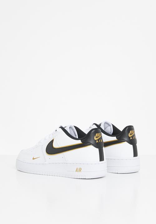 Nike - Nike air force 1 lv8 - white/black-metallic gold-white