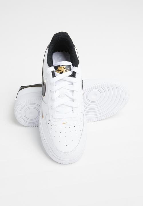 Nike - Nike air force 1 lv8 - white/black-metallic gold-white