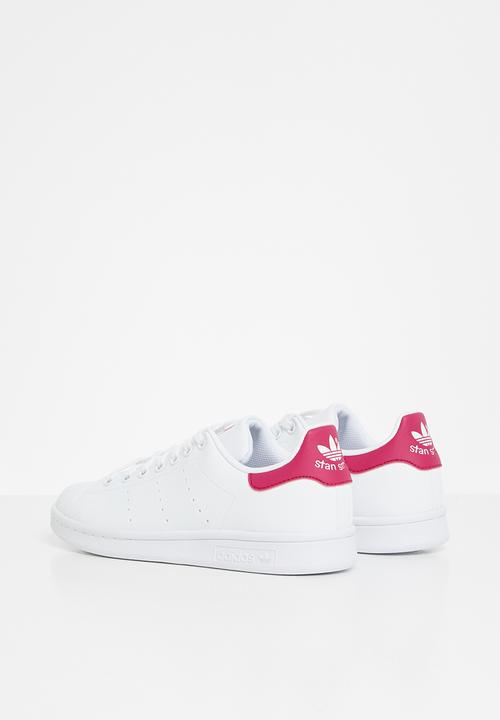 adidas Originals - Stan smith j - ftwr white/ftwr white/bold pink