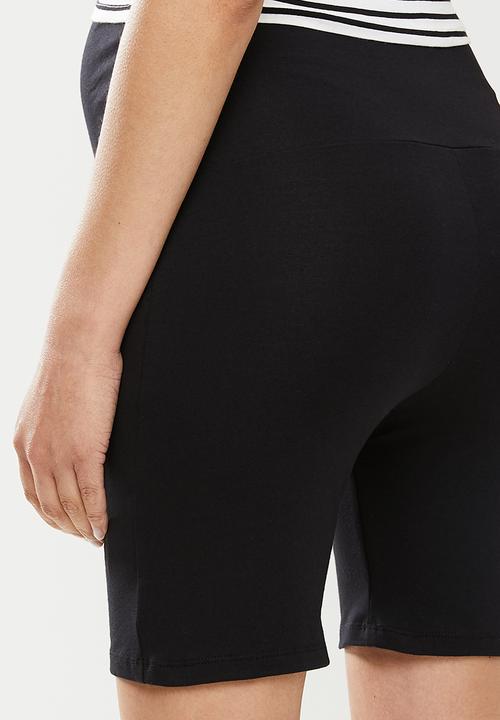 Superbalist - Cotton cycle shorts - black