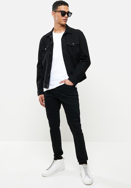 S.P.C.C - Ezra side slit straight hem tee - optical white