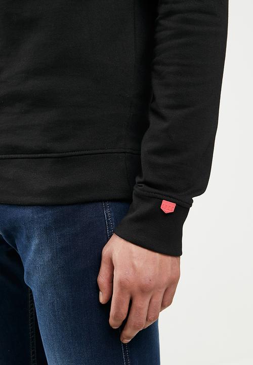 S.P.C.C - Archer crew neck sweat - black