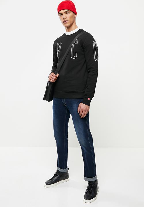 S.P.C.C - Archer crew neck sweat - black