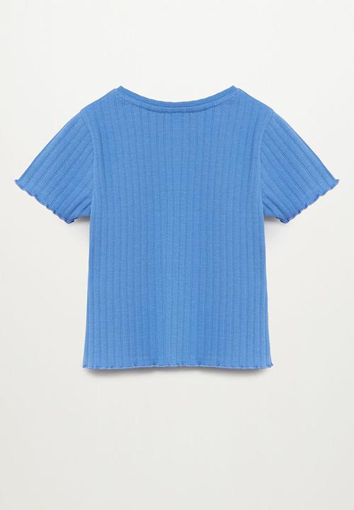 MANGO - Jane short sleeve tee - blue