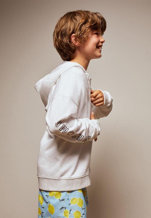 MANGO - Sweatshirt sydney - white 