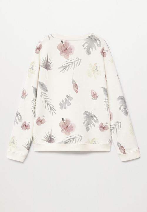 MANGO - Garden sweatshirt - white